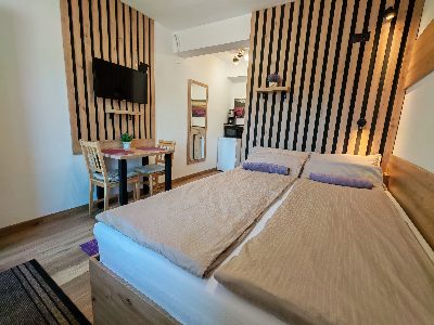Family Apartman, 2 fő: konyhasarok és étkezősarok.